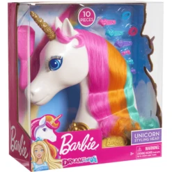 Barbie Dream Topia Eenhoorn Kapperskop -Kinderwereld Verkoop barbie dream topia eenhoorn kapperskop a369046 4