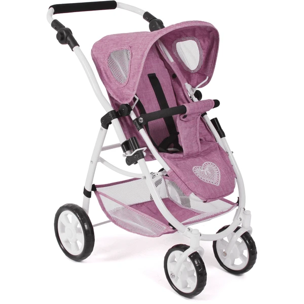 BAYER CHIC 2000 3 In 1 Stationwagen EMOTION ALL IN Jeans Roze 2 BAYER CHIC 2000 3 In 1 Stationwagen EMOTION ALL IN Jeans Roze - Afbeelding 2