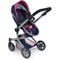 BAYER CHIC 2000 Combi Poppenwagen MIKA Stars Marine -Kinderwereld Verkoop bayer chic 2000 combi poppenwagen mika stars marine a271269 3