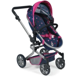 BAYER CHIC 2000 Combi Poppenwagen MIKA Stars Marine -Kinderwereld Verkoop bayer chic 2000 combi poppenwagen mika stars marine a271269 4