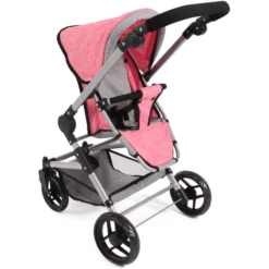 BAYER CHIC 2000 Fides 3 In 1 Combi Poppenwagen Gemêleerd Roze -Kinderwereld Verkoop bayer chic 2000 fides 3 in 1 combi poppenwagen gemeleerd roze a321005 4