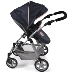 BAYER CHIC 2000 Kombi Poppenwagen NELE Gemêleerd Marine Grijs -Kinderwereld Verkoop bayer chic 2000 kombi poppenwagen nele gemeleerd marine grijs a320886 2
