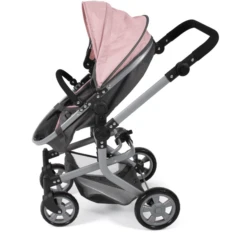 BAYER CHIC 2000 MIKA Gemêleerde Poppenwagen Antraciet-roze -Kinderwereld Verkoop bayer chic 2000 mika gemeleerde poppenwagen antraciet roze a355318 4
