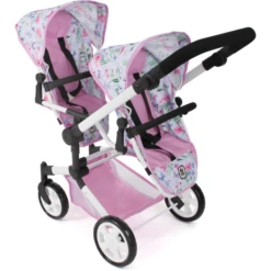 BAYER CHIC 2000 Poppenwagen Linus Duo Flower -Kinderwereld Verkoop bayer chic 2000 poppenwagen linus duo flower a359595 3