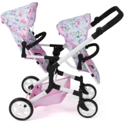 BAYER CHIC 2000 Poppenwagen Linus Duo Flower -Kinderwereld Verkoop bayer chic 2000 poppenwagen linus duo flower a359595 4