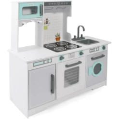 BAYER CHIC 2000 Speelkeuken, Wit/grijs/mint -Kinderwereld Verkoop bayer chic 2000 speelkeuken wit grijs mint a354792 2