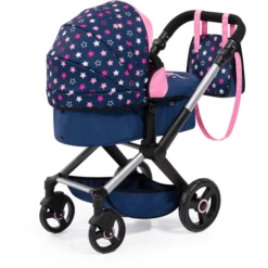 Bayer Design Combi Poppenwagen Xeo Blauw/Roze -Kinderwereld Verkoop bayer design combi poppenwagen xeo blauw roze a372063 2