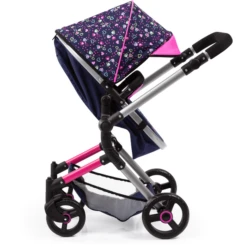 Bayer Design Combinatie Poppenwagen Vario Harten Blauw/roze Met Harten En Zeemeermin -Kinderwereld Verkoop bayer design combinatie poppenwagen vario harten blauw roze met harten en zeemeermin a295748 3