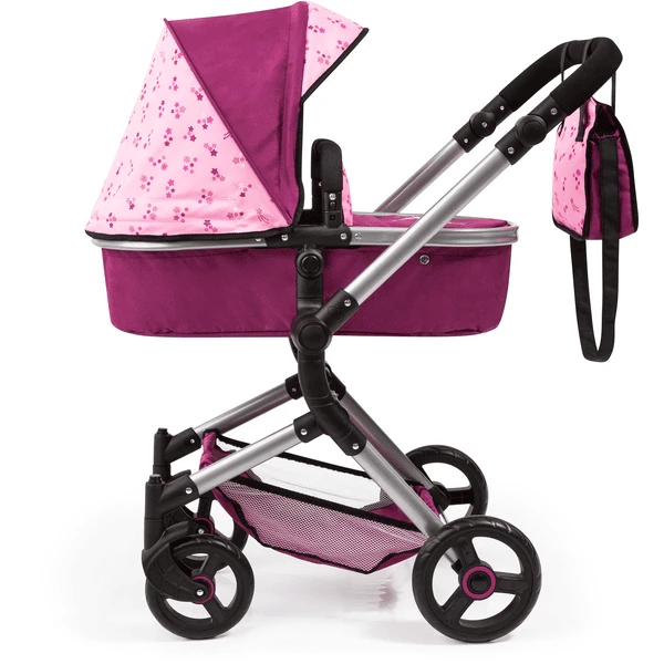 Bayer Design Neo Vario Combinatie Poppenwagen Pruim, Met Fee 2 Bayer Design Neo Vario Combinatie Poppenwagen Pruim, Met Fee - Afbeelding 2