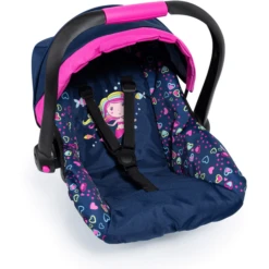 Bayer Design Poppen Autostoel Met Dak Blauw, Met Zeemeermin -Kinderwereld Verkoop bayer design poppen autostoel met dak blauw met zeemeermin a313531 3
