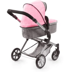 Bayer Design Poppenwagen City Neo Grijs/roze -Kinderwereld Verkoop bayer design poppenwagen city neo grijs roze a313416 2