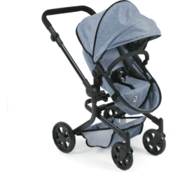 CHIC 2000 Combi Poppenwagen "MIKA" - Jeans Blue -Kinderwereld Verkoop chic 2000 combi poppenwagen mika jeans blue a225197 3