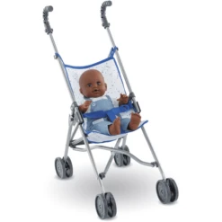 Corolle ® Mon Grand Accessoires - Doll Buggy Blauw 8 Corolle ® Mon Grand Accessoires - Doll Buggy Blauw -Kinderwereld Verkoop corolle mon grand accessoires doll buggy blauw a290270 3