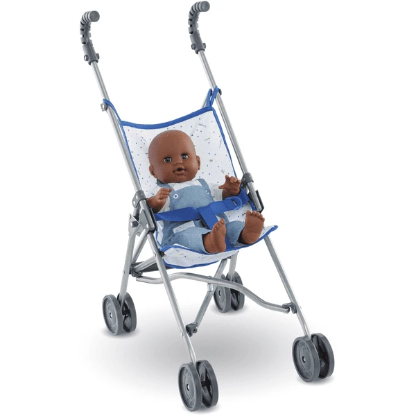 Corolle ® Mon Grand Accessoires - Doll Buggy Blauw 4 Corolle ® Mon Grand Accessoires - Doll Buggy Blauw - Afbeelding 4