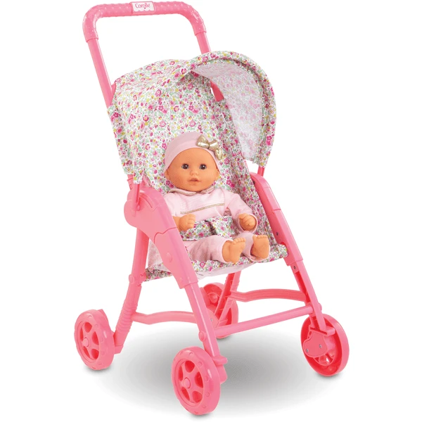 Corolle ® Mon Petit Poupon - Poppenwagen, Floral 30cm 3 Corolle ® Mon Petit Poupon - Poppenwagen, Floral 30cm - Afbeelding 3