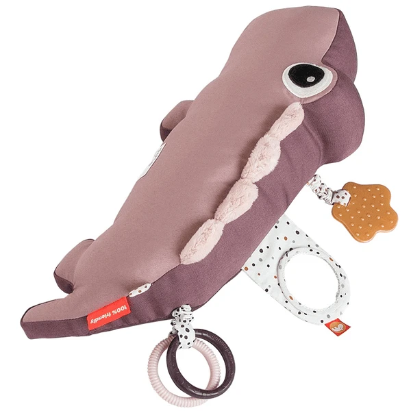 Done By Deer ™ Activiteitenspeelgoed Tummy Time Croco, Roze 4 Done By Deer ™ Activiteitenspeelgoed Tummy Time Croco, Roze - Afbeelding 4