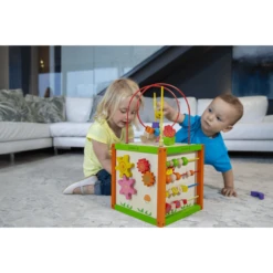EverEarth® 5 In 1: Activity Kubus Tuin -Kinderwereld Verkoop everearth 5 in 1 activity kubus tuin a085371 3