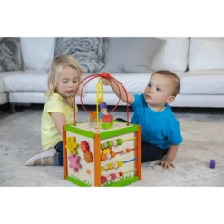 EverEarth® 5 In 1: Activity Kubus Tuin -Kinderwereld Verkoop everearth 5 in 1 activity kubus tuin a085371 4