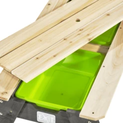 EXIT TOYS EXIT Aksent Zand-, Water- En Picknicktafel (1 Bankje) Met Parasol En Tuingereedschap -Kinderwereld Verkoop exit aksent zand water en picknicktafel 1 bankje met parasol en tuingereedschap a248476 3