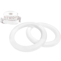 Fitwood ULPU MINI Turnringen, Wit - Witte Bandjes
