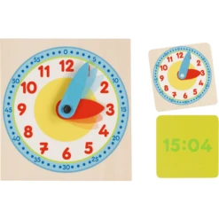 Goki Leren Klok In Houten Doos 7 Goki Leren Klok In Houten Doos -Kinderwereld Verkoop goki leren klok in houten doos a325282 3