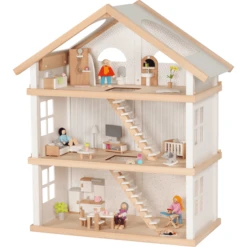 Goki Poppenhuis Modern Wonen, 3 Verdiepingen -Kinderwereld Verkoop goki poppenhuis modern wonen 3 verdiepingen a351313 3