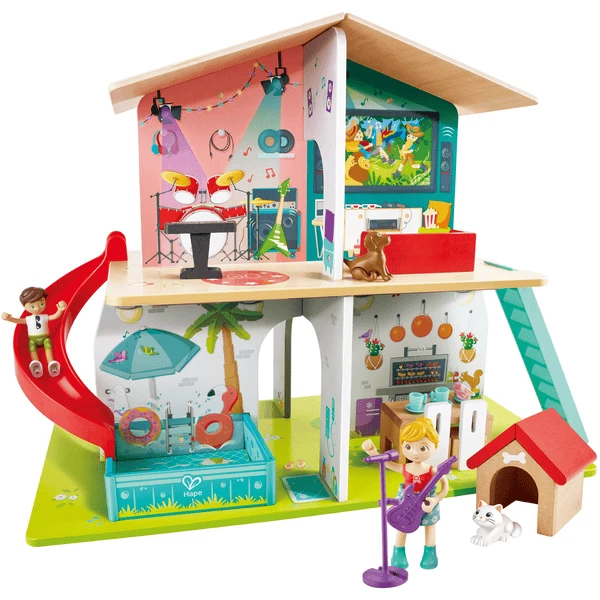 Hape Interactief Poppenhuis 1 Hape Interactief Poppenhuis