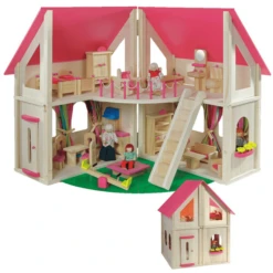 Howa® Poppenhuis Opvouwbaar Incl. Accessoires 7 Howa® Poppenhuis Opvouwbaar Incl. Accessoires -Kinderwereld Verkoop howa poppenhuis opvouwbaar incl accessoires a260254 2