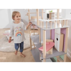 Howa® Poppenhuis Voor Poppen Tot 30cm -Kinderwereld Verkoop howa poppenhuis voor poppen tot 30cm a282027 4