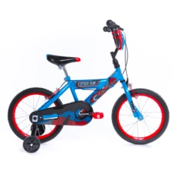 Huffy Fiets, Marvel Spider -Man 16 Inch EZ- Build , Zwart/Rood