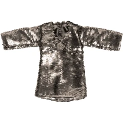 I'M A GIRLY Silver Glitterjurk -Kinderwereld Verkoop im a girly silver glitterjurk a314969 2