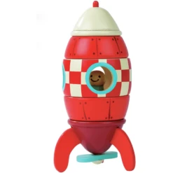 Janod® Magnetisch Bouwpakket - Raket Klein -Kinderwereld Verkoop janod magnetisch bouwpakket raket klein a195994 2