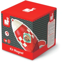 Janod® Magnetisch Bouwpakket - Raket Klein -Kinderwereld Verkoop janod magnetisch bouwpakket raket klein a195994 3