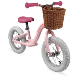 Janod® Vintage-Bikloon Loopfiets Roze Met Mand -Kinderwereld Verkoop janod vintage bikloon loopfiets roze met mand a272993 4