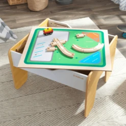 Kidkraft® 2-in-1 Speeltafel Grijs & Natuur -Kinderwereld Verkoop kidkraft 2 in 1 speeltafel grijs natuur a276490 3