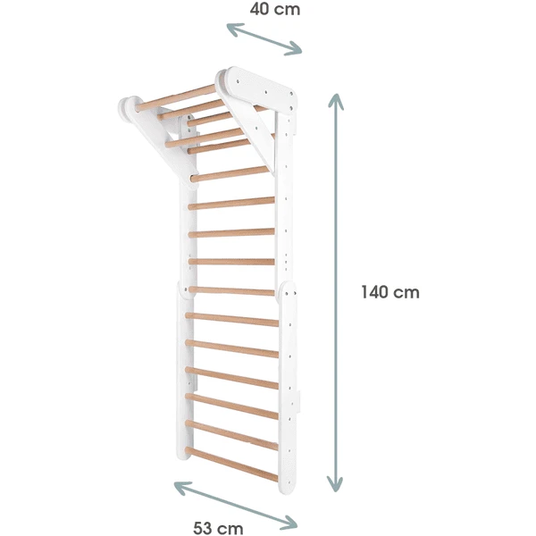 Kindsgard Wandrekken Incl. Zijarm Klatrestik Bi Color 2 Kindsgard Wandrekken Incl. Zijarm Klatrestik Bi Color - Afbeelding 2
