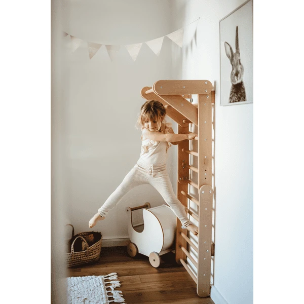 Kindsgard Wandrekken Incl. Zijarm Klatrestik Bi Color 4 Kindsgard Wandrekken Incl. Zijarm Klatrestik Bi Color - Afbeelding 4