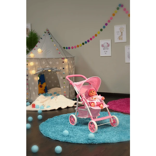 Knorr® Speelgoed Liba Poppen Buggy - Prince Ss White Rose 2 Knorr® Speelgoed Liba Poppen Buggy - Prince Ss White Rose - Afbeelding 2