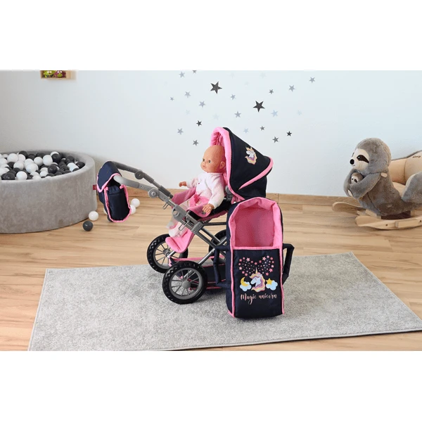 Knorr® Speelgoed Ruby Poppenwagen, Magic Eenhoorn 2 Knorr® Speelgoed Ruby Poppenwagen, Magic Eenhoorn - Afbeelding 2