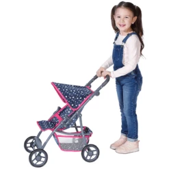 Knorr® Toys Poppenbuggy Liba - Star Blue -Kinderwereld Verkoop knorr toys poppenbuggy liba star blue a262310 2