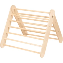 LEG & GO Klimdriehoek - Klimmuur (Zweeds) 2in1, Naturel -Kinderwereld Verkoop leg go klimdriehoek klimmuur zweeds 2in1 naturel a379552 2