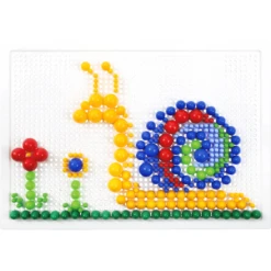 LENA ® Mozaïek Set Color Mix 400 Pluggen -Kinderwereld Verkoop lena mozaiek set color mix 400 pluggen a357451 3