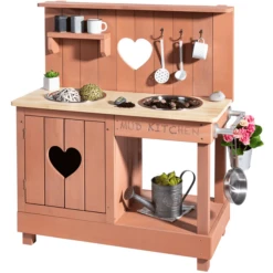 MUDDY BUDDY Buitenspeelkeuken "Adventurer Heart " Poeder Roze -Kinderwereld Verkoop muddy buddy buitenspeelkeuken adventurer heart poeder roze a412338 4
