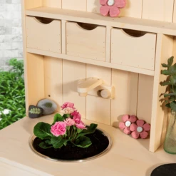 MUDDY BUDDY Buitenspeelkeuken "Explorer" Naturel -Kinderwereld Verkoop muddy buddy buitenspeelkeuken explorer naturel a412339 2