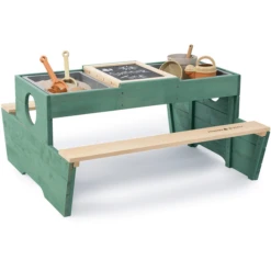 MUDDY BUDDY Speeltafel "Creator" Naturel Salie -Kinderwereld Verkoop muddy buddy speeltafel creator naturel salie a412389 2