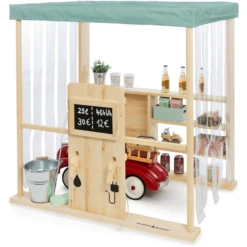 MUDDY BUDDY Speelwinkel Tankstation Voor Buiten "Bubble Catcher" Naturel - Saliegroen -Kinderwereld Verkoop muddy buddy speelwinkel tankstation voor buiten bubble catcher naturel saliegroen a412377 2