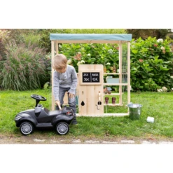 MUDDY BUDDY Speelwinkel Tankstation Voor Buiten "Bubble Catcher" Naturel - Saliegroen -Kinderwereld Verkoop muddy buddy speelwinkel tankstation voor buiten bubble catcher naturel saliegroen a412377 4