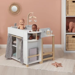 MUSTERKIND ® Doll Centre "Viola" Wit/natuur/grijs -Kinderwereld Verkoop musterkind doll centre viola wit natuur grijs a392685 4