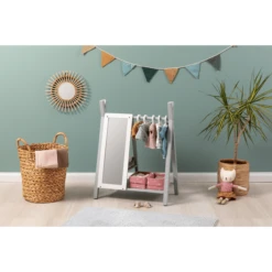 MUSTERKIND ® Poppengarderobe Viola Grijs/wit -Kinderwereld Verkoop musterkind poppengarderobe viola grijs wit a326682 2