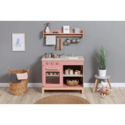 MUSTERKIND ® Speel Keuken- Magnolia - Oud Roze/natuur -Kinderwereld Verkoop musterkind speel keuken magnolia oud roze natuur a301998 4